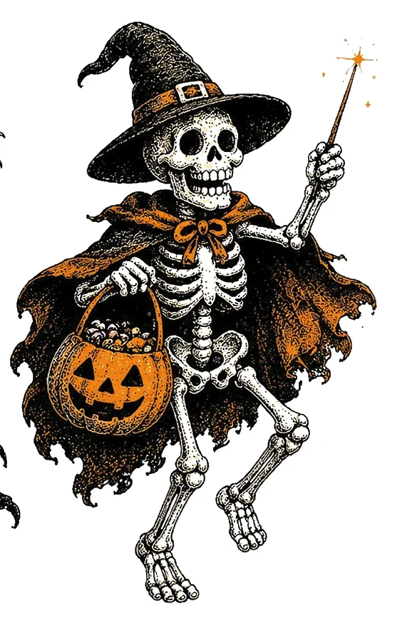 ハロウィンスケルトン